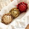 Christmas Tree Ornaments Colorful Glitter Petal Shape Balls Foam Snow Ball Sparkling Foam Flower Hanging Decorations for Tree