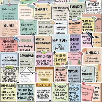 50 Sheets Waterproof Graffiti Sticky Notes - Perfect for Guitars, Notebooks, and Suitcases