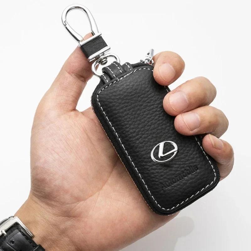 1 Stück Auto-Logo Leder Metall Auto Schlüsselabdeckung Hülle für Lexus GX460 NX300 GS400 GX470 RX450 IS250 ES330 ES350 GS300 Auto Zubehör