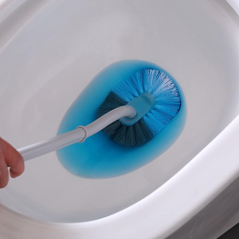 Perie de toaletă Accesorii pentru casă Instrumente de curățare baie Curățați peria de toaletă fără colțuri moarte Montat pe perete de uz casnic