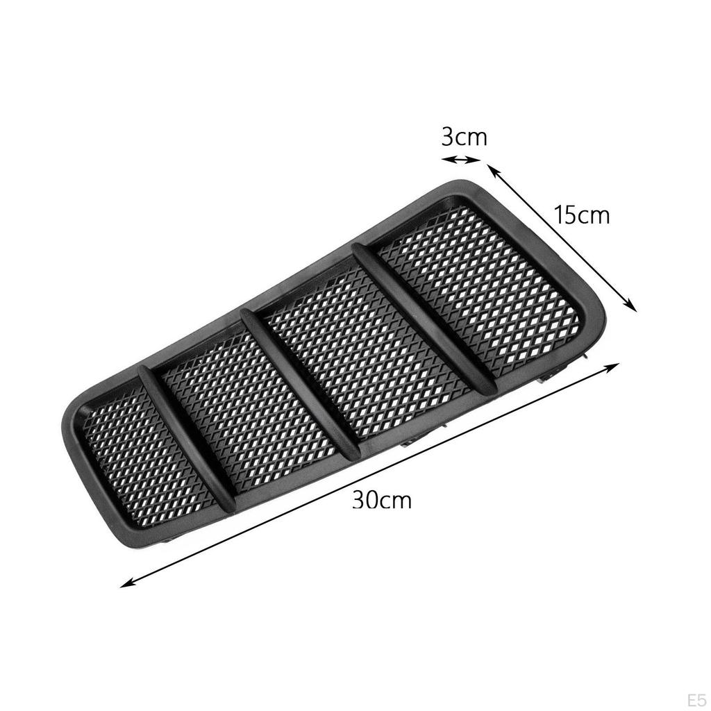 Front Vent Grille Cover, Direct Replacement, Black High Quality Performance for W166 Ml Ml350