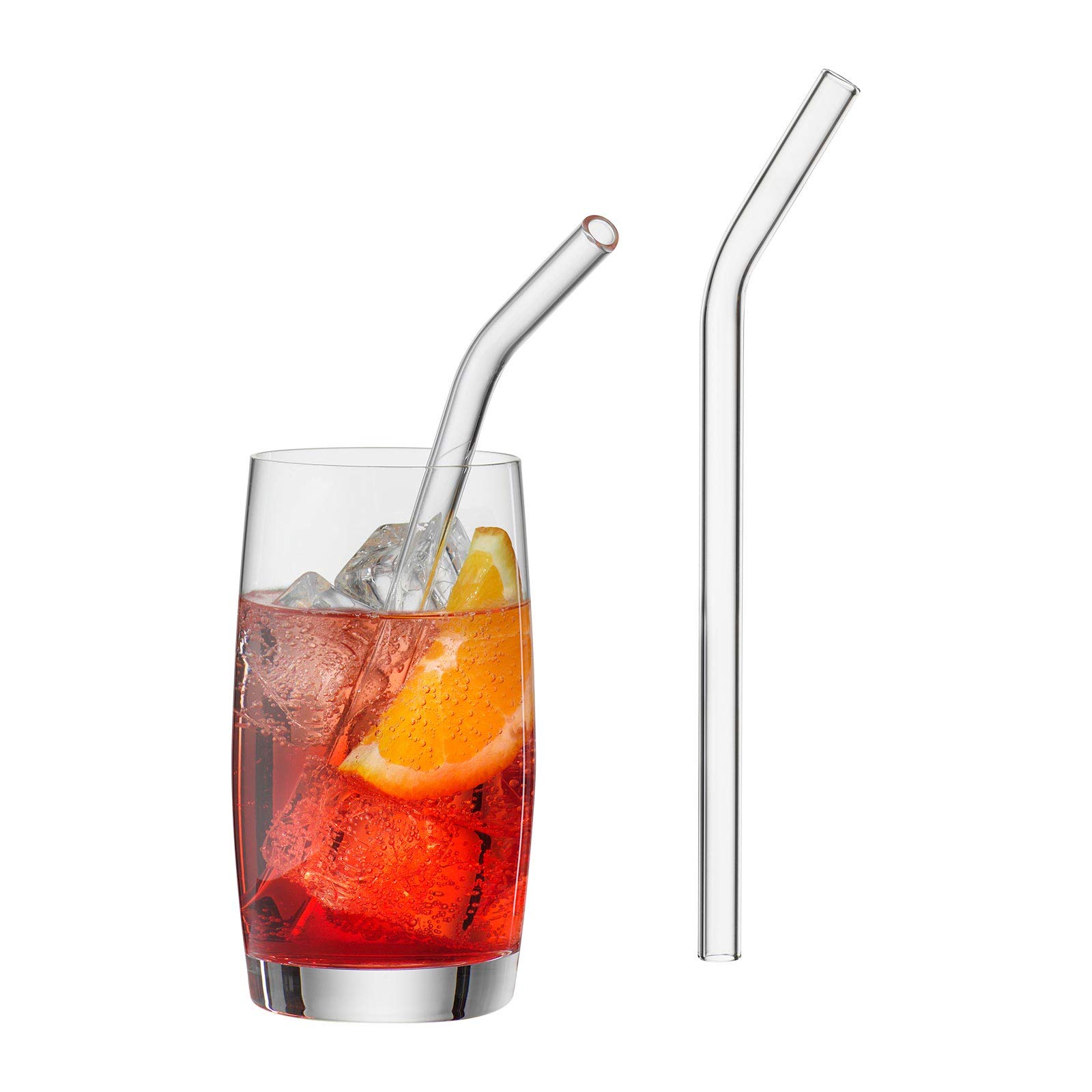 

Czech-made SIMAX heat-resistant glass dishwasher-safe straws, set of 6, with cleaning brush (20)