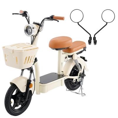 Elektroroller iScooter Y16 14" 1200W Motor LCD-Display Weiches Sitzpolster 48V 20AH Vollgefedert Erwachsenen-Elektroroller Mit NFC-Karte Beige