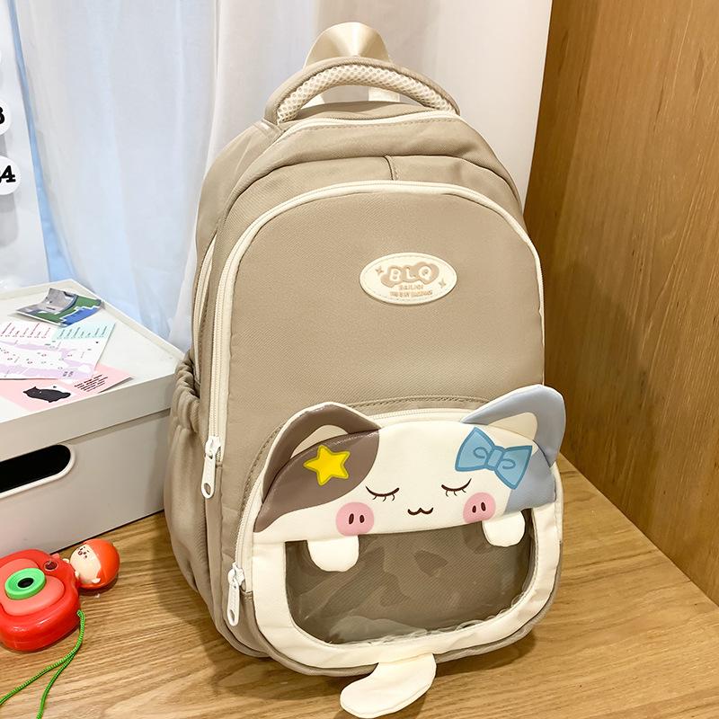 Children's Schoolbag, Primary School Students and Girls Are Cute and High-value Cats, Kindergarten Small Backpacks, Fashionable Backpacks.