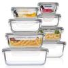 Borosilicate Glass Food Storage & Microwave Safe Bento Box Set