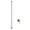 Wall-Mounted Water Drop Faucet with Adjustable Boom, Single-Hole Control, for Hot & Cold Water