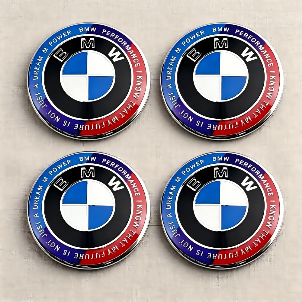 2026 Hot 100pcs 56MM 68MM Car Wheel Hub Center Cap Badge For BMW X1 3 X5 E70 E71 M3 F30 F20 F10 F11 G30 E36 E46 E53 E90 E91 E60 E61 E93