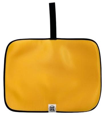 [Best Sauna Hat] New Version!! Smooth Yellow 3D Mesh Sauna Mat, Super Comfortable, Quick-Drying, and Washable