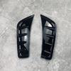 Front Bumper Wind Knife Blade For Mercedes GLC Class C253 X253  GLC260 GLC300 2020 2021 2022 Carbon Fiber Look Bumper Spoiler