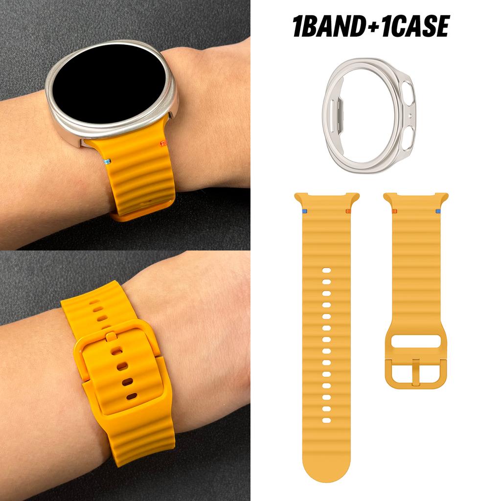 40/44/46mm Watch Strap for Samsung Watch 8/Watch 8 Classic Anti-Collision Protection Seamless Fit Breathable and Sports Strap