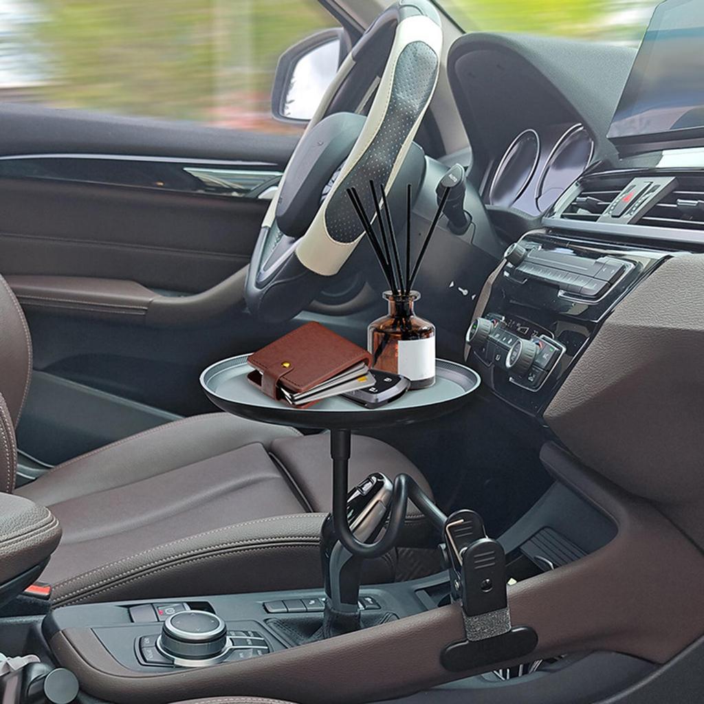 Car Food Tray Multifunctional Drink Holder Clip Attachment Anti-slip for Travel Vehicles