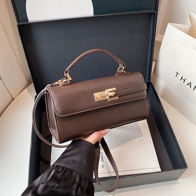 Tragbare kleine quadratische Tasche, Retro-Umhängetasche, High-End-Pendler-Trend Kelly-Tasche