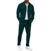 Men's Light Khaki Long Sleeve Jacket and Pants Set