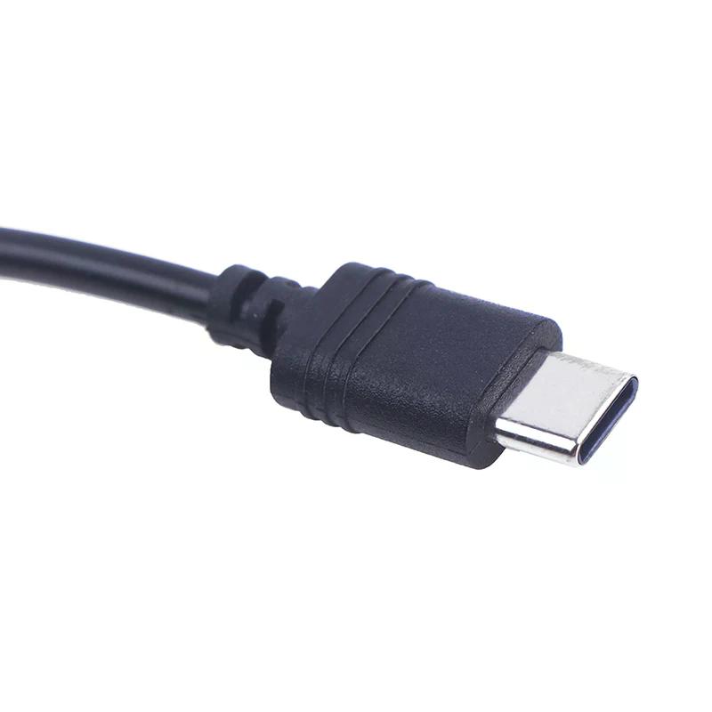 DC Type-c Female To 5.5*2.1 Female Cables 5521 Power Jack DC Power Conector 5.5x2.1 Adapter USB Type C Converter