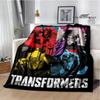 T-Transformers Cartoon Printed blankets picnic blanket Warm blankets Flannel Soft Cozy Blanket Home travel blanket Birthday Gift