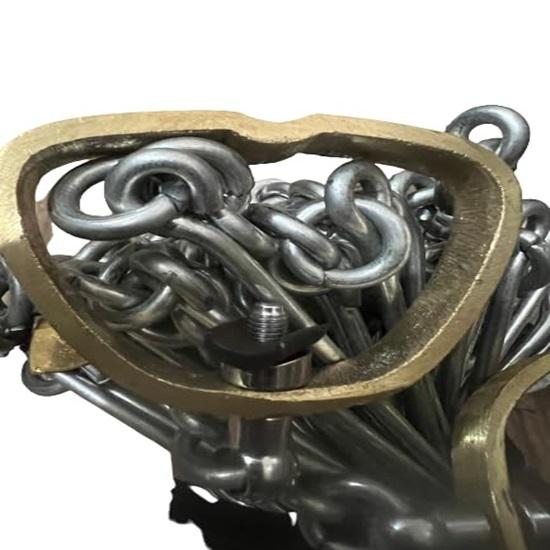 20 mtr Measuring Chain 66 feet with Brass Tags And Brass Handle