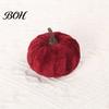 Modern Autumn Table Decor 20 PCS Velvet Pumpkin Decorative Ornaments, Multi-Color Artificial Fall Harvest Centerpieces for Mantel Shelf, Farmhouse