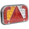 Feux de remorque - VIDAXL - 2 pcs - Rouge - LED 12 V - 24x5x14,5 cm