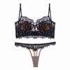 Cross-Border Lace Cotton U-Back Bra: Sexy, French-Inspired, Small Chest Enhancing Bra