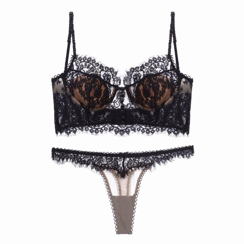 Cross-Border Lace Cotton U-Back Bra: Sexy, French-Inspired, Small Chest Enhancing Bra