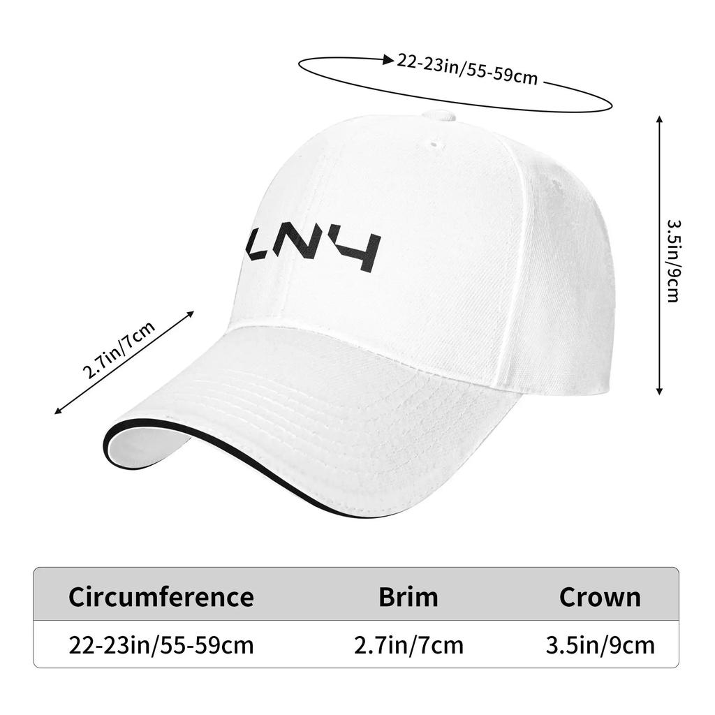 Landoing Norris Baseball Cap 4 Black Casual Trucker Hat Summer Couple Women Outdoor Sports Snapback Cap