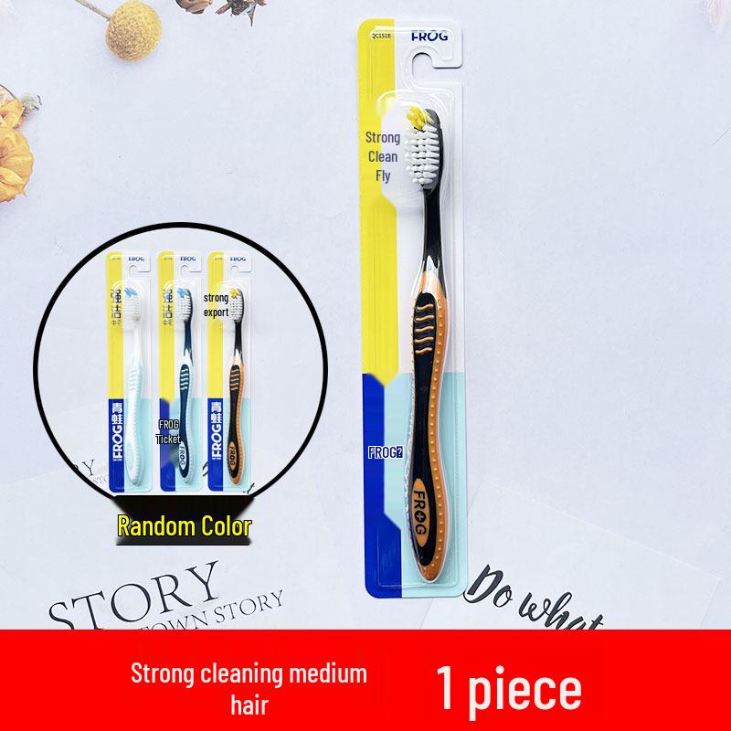 

Мужская зубная щетка средней жесткости - Мягкая щетина, Семейная упаковка для чистки зубов взрослых