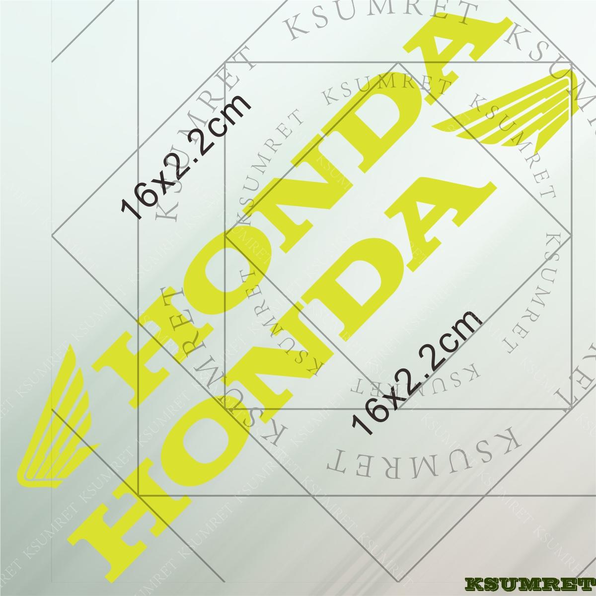 

For Honda Sticker Motorcycle Logo Decals золотистий