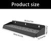 Dark Metal Screwdriver Rack Wall Mounted Tool Shelf For Easy Access And Space Saving In Workbench
