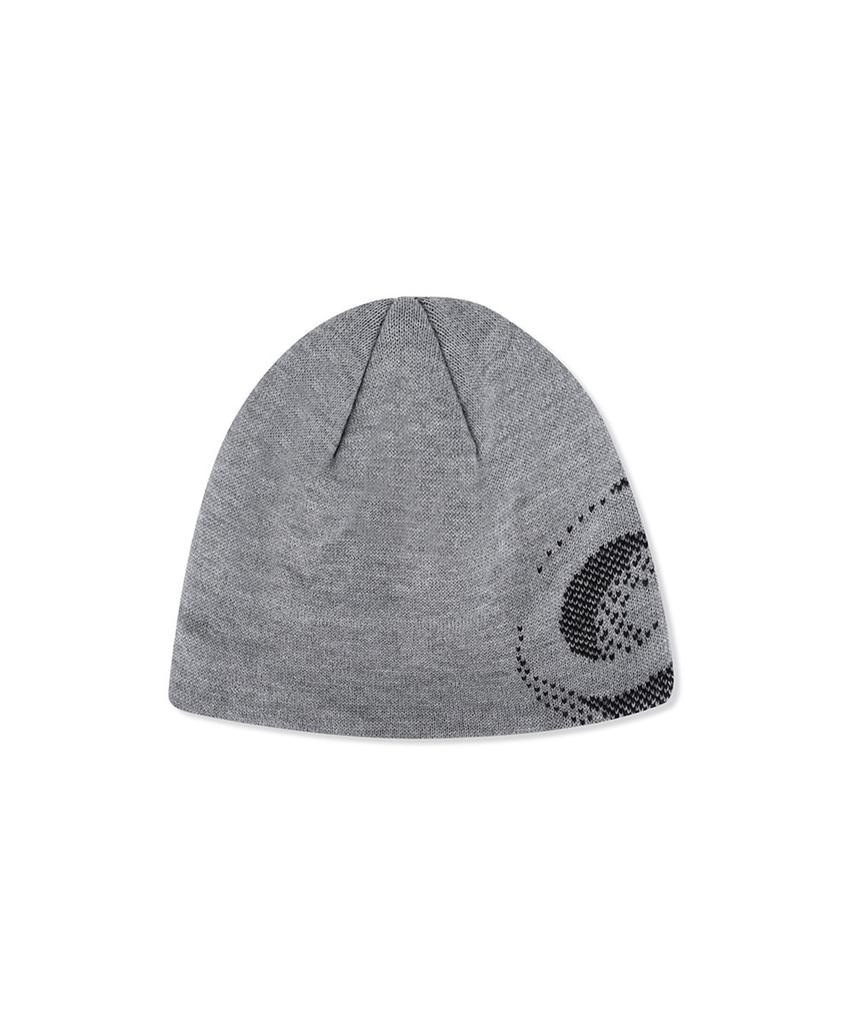 Ausdoeoboiseu Ov Shadow Jacquard Beanie (Gray)