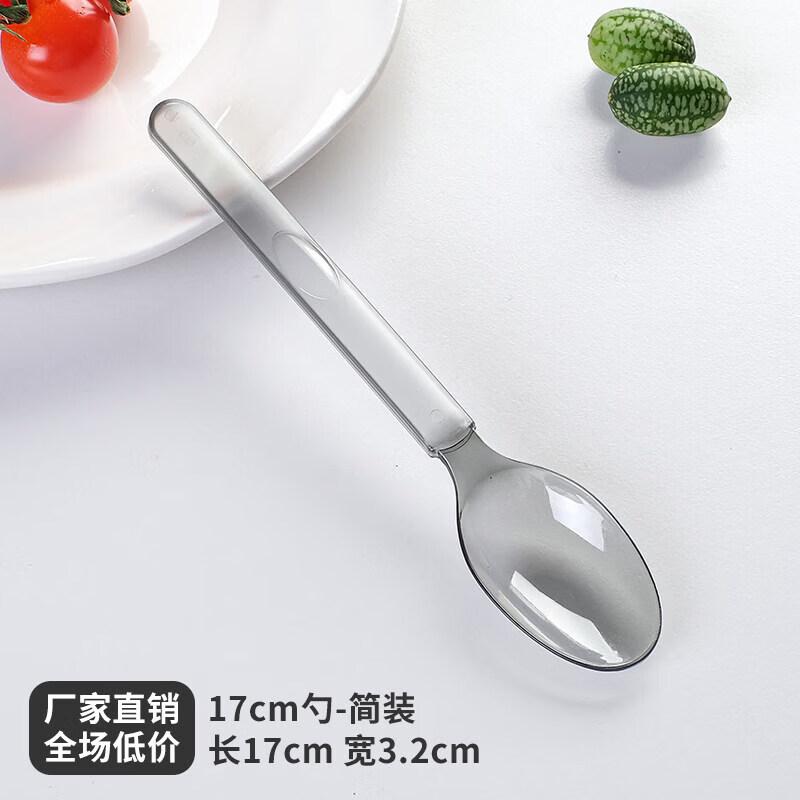 Disposable Plastic Spoon and Fork Set