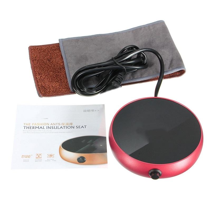 5 Colors Water Heater Desktop Coffee Milk Tea Warmer Heater Cup Mug Warming Trays 220V-250V Portable Electric Heating Coasters