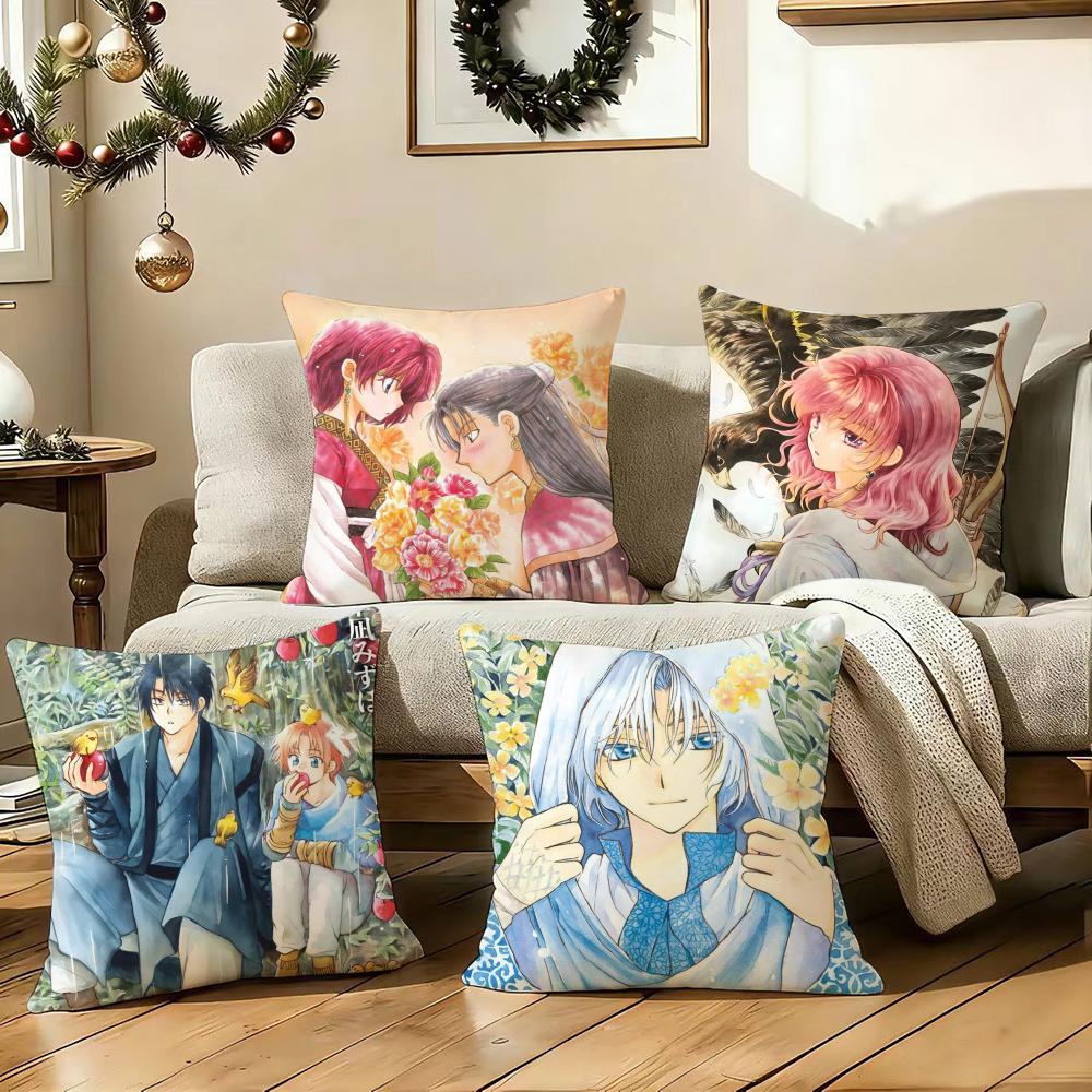Y-Yona Of The Dawn Cushion Cover Soft Plush Double-Sided Decorative Pillow Cover Cozy Sofa Cushion Case Living Room Home Gift