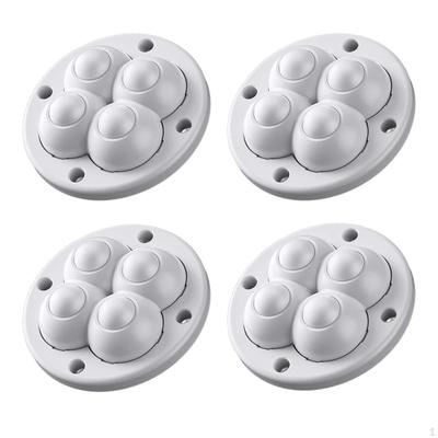 4Pcs Swivel Selbst Haftung Caster Rad Schlafzimmer Hause Pulley Universal für Kaffee Tische