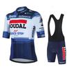Completo da ciclismo a maniche corte, ad asciugatura rapida, abbigliamento da ciclismo traspirante