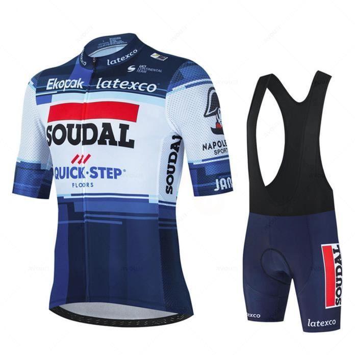 Completo da ciclismo a maniche corte, ad asciugatura rapida, abbigliamento da ciclismo traspirante