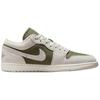 Jordan Air Jordan 1 Abriebfeste Low-Top Vintage Basketballschuhe Unisex Weiß Grün Jordan HV4089-201