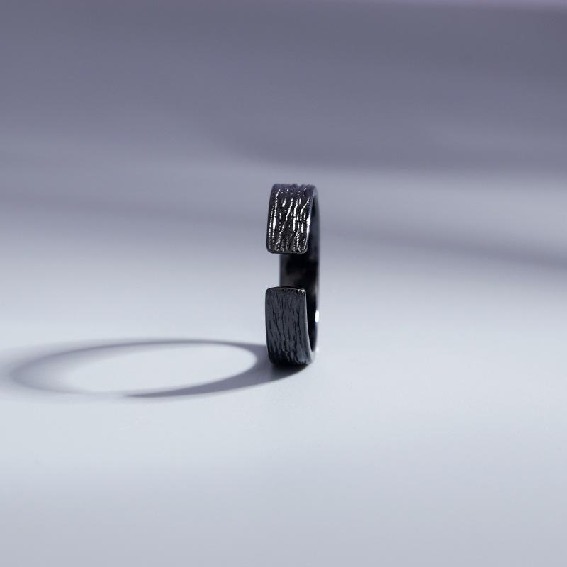 Retro Auspicious Cloud Xiangyun Ring For Men Good Fortune Adjustable Open Ring Unisex Designer Zircon Accessories Blessing Gift