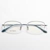 M6719S Retro Semi-Rimless Pure Titanium Eyeglass Frame for Men & Women, Prescription-Friendly for Myopia