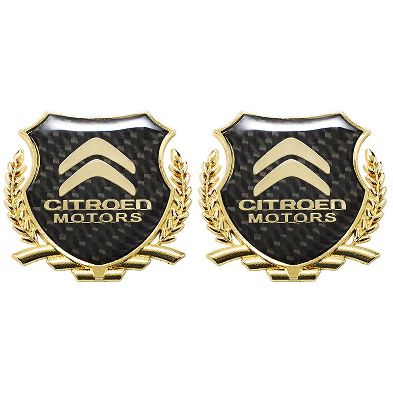 APG1  3D Metal Car Emblem Badges Stickers Car Window Sticker For Citroen C4 C3 C2 C1 Berlingo Xsara Grand Picasso Car Styling Paster