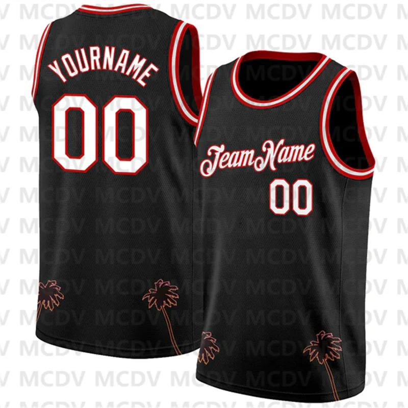 Custom Pink Light Blue-Black 3D Pattern Summer Beach Surfing Authentic Basketball Jersey