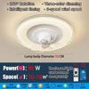 Invertorové LED osvětlení stropního ventilátoru Jídelna Elektrická lampa ventilátoru otočná o 360° Měděný motor pro domácnost Světlo stropního ventilátoru