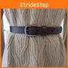 Simple Belt Waist With Lingge Design And Alloy Buckle For Casual And Work Attire