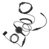Throat Microphone Headset Clear Sound Extension Neck Mic with K Type Connector for KENWOOD KPG TH