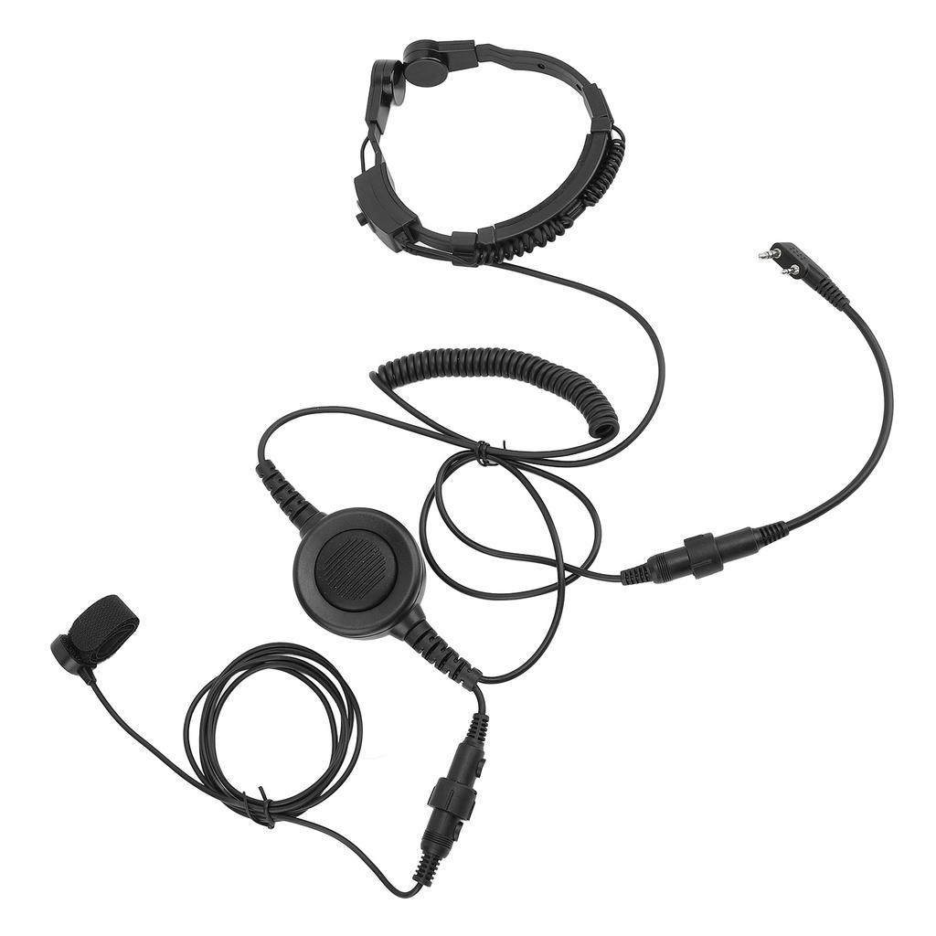 Throat Microphone Headset Clear Sound Extension Neck Mic with K Type Connector for KENWOOD KPG TH