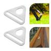 Stainless Steel Triangle Tent Wind Rope Adjuster Guyline Tensioner Outdoor Camping Canopy Accessories