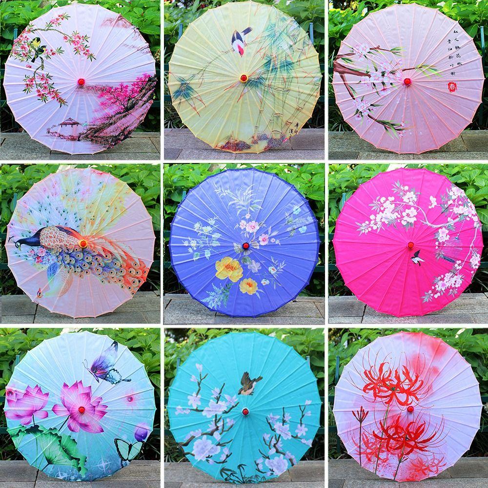 Parapluie en papier huilé 56cm Costumes Parapluie de photographie Scène de fête de demoiselles d'honneur