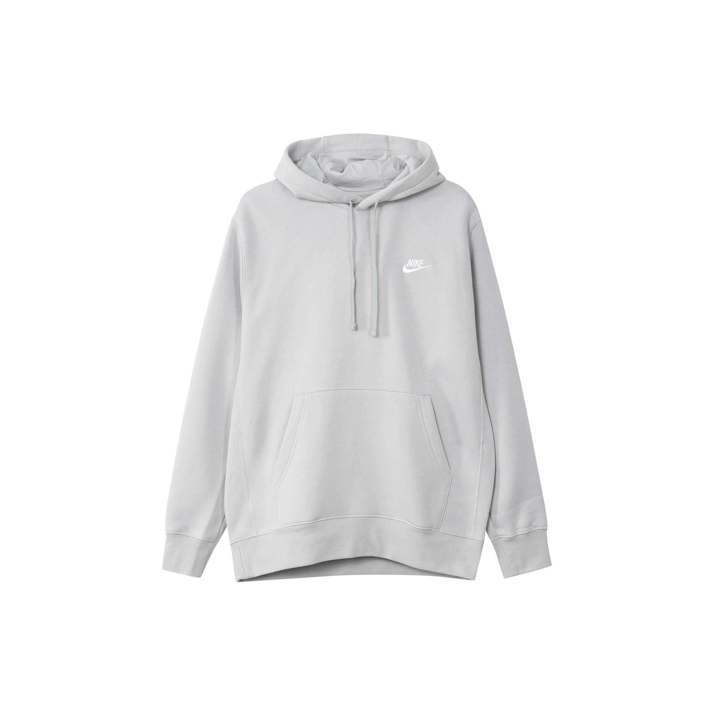 Толстовка Nike мужская светло-дымчато-серая с капюшоном умеренная regular BV2655-077 S