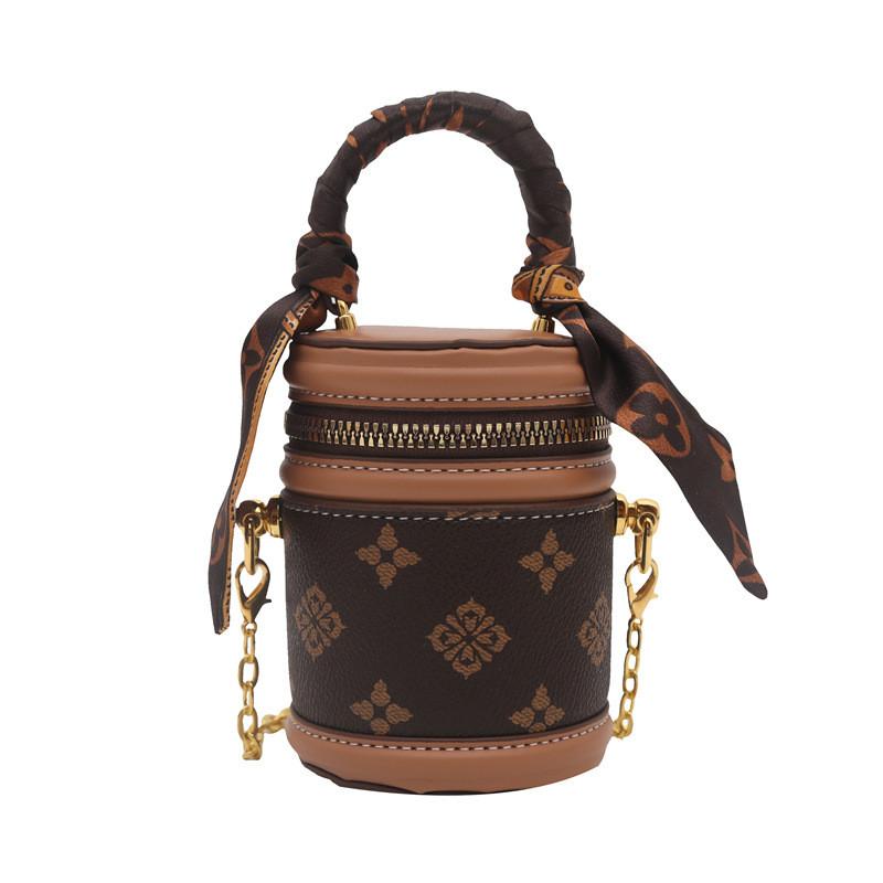 

Цилиндрическая сумка через плечо с принтом для школы, игр и