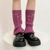Women's Leg Warmer Knitted Flared Leg Sleeve Summer Students Girls JK Foot Cover