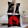 Gray Wolf Cushion Cover Linen Cushion Cover Soft Decorative Case For Sofa Home Decor